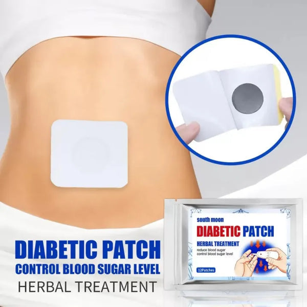 Ayurvedic Herb Sugar Control Patches - 12 Patches (Buy 1 Get 1 Free)
