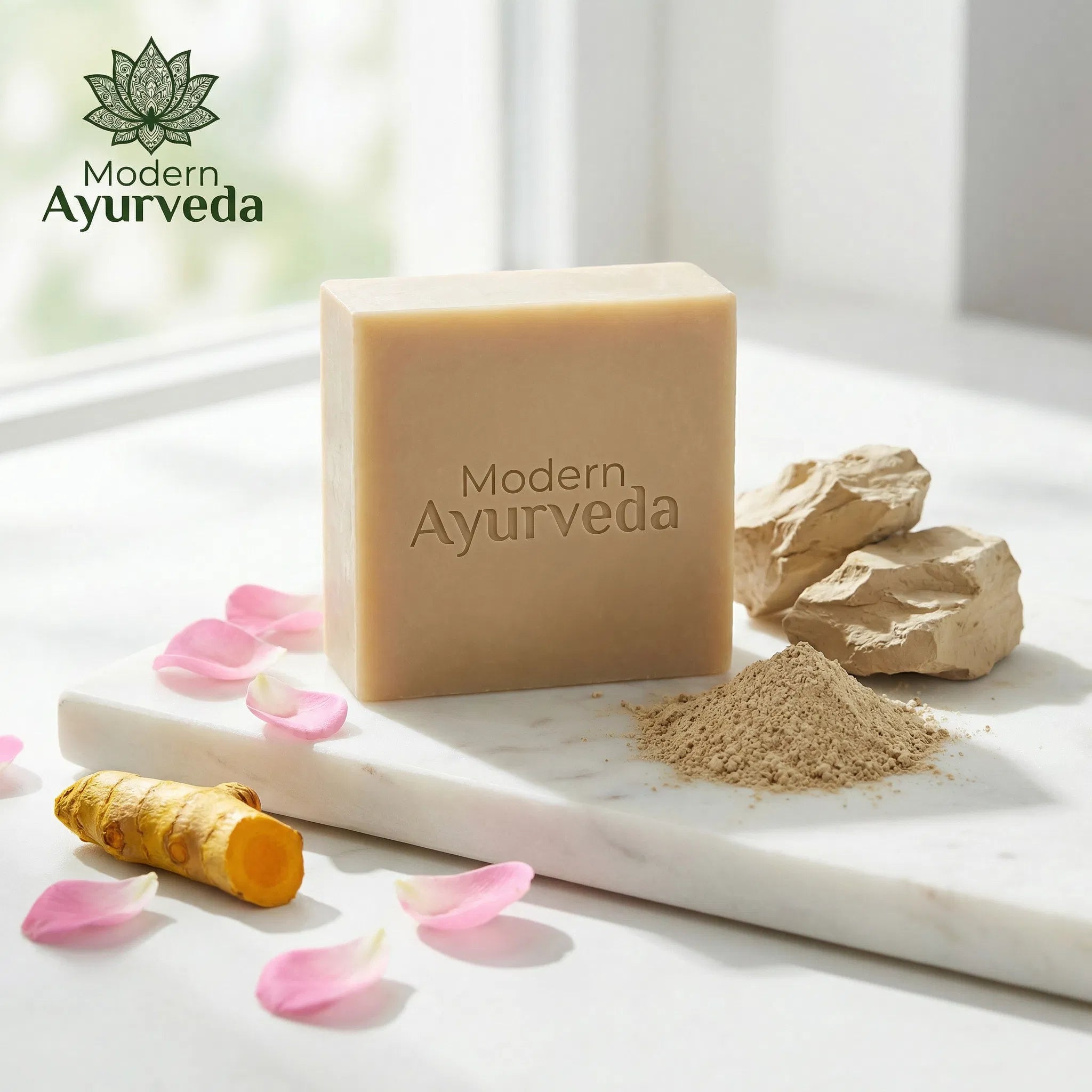 Divya Snaan Multani Mitti Soap 100g - Natural Ayurvedic Bath Bar