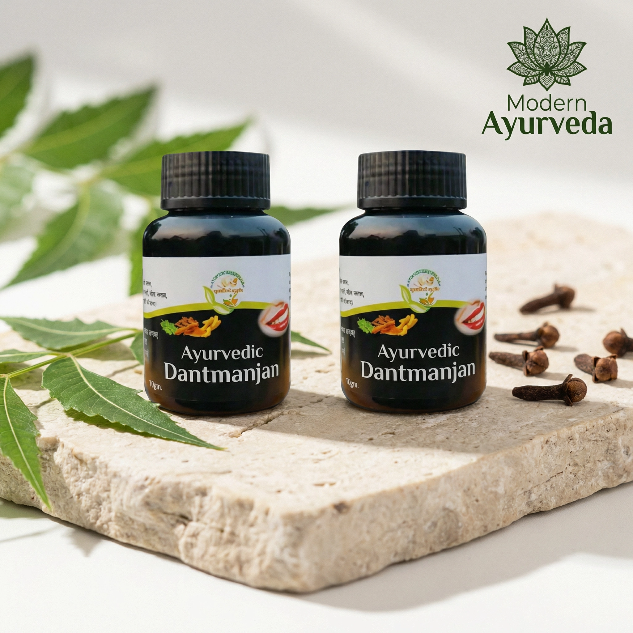 Ayurvedic Dantmanjan - Natural Herbal Tooth Powder